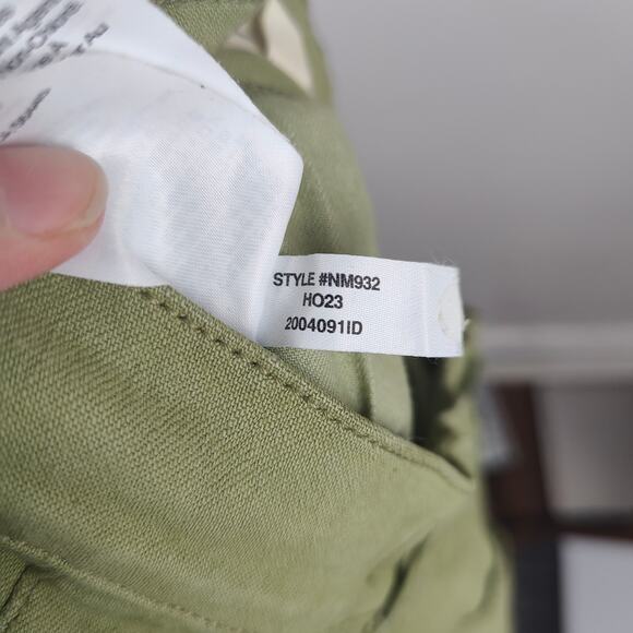 Madewell The Petite Emmett 2.0 Wide-Leg Pants Womens 26P‎ Garment-Dyed Green - Picture 8 of 9